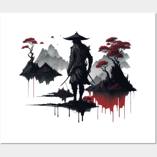 Samurai Wall Art by Warp9